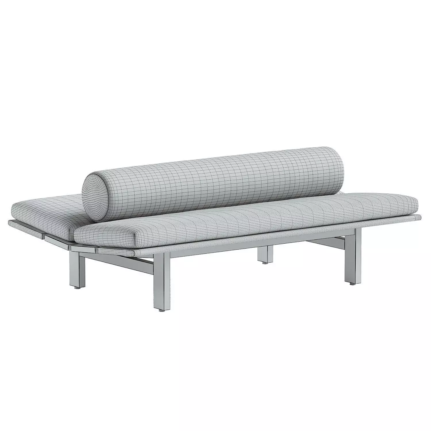 Utzons Bench 3D model_6