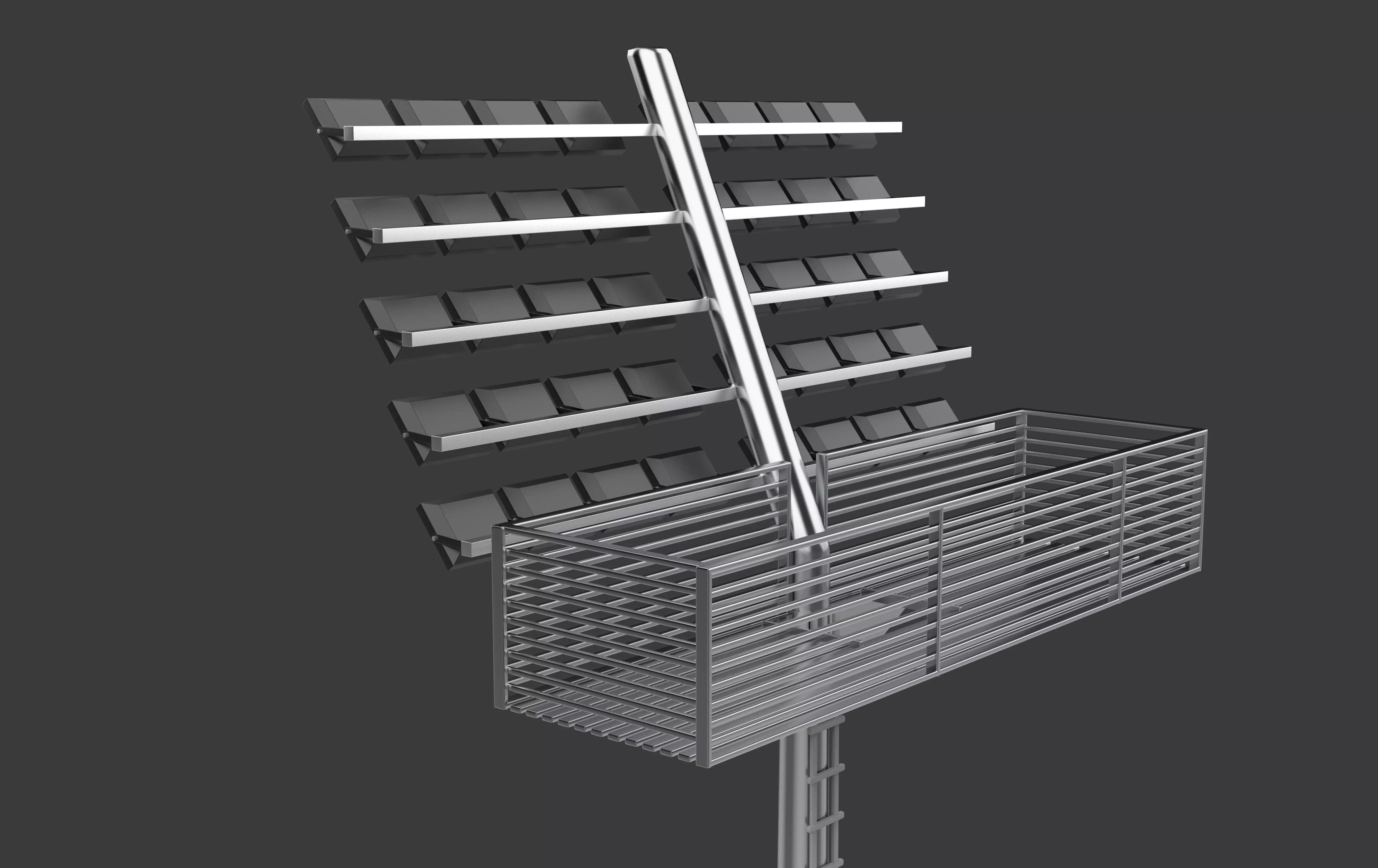 High Mast Stadium 3D model_2