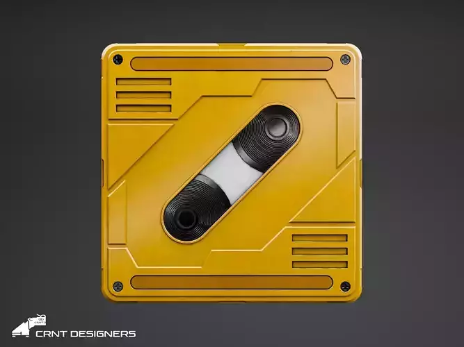 Retro Compact Cassette Tape - Scifi Cassette Tape