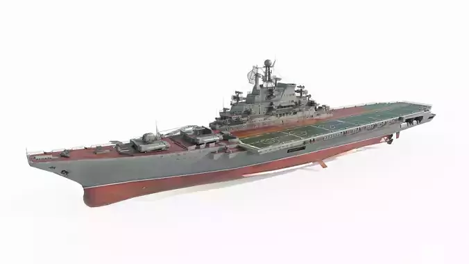 Modern Weapon Aircraft Carrier 3D model