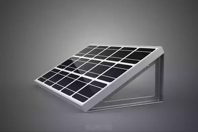 ANGLED STAND PV SOLAR PANEL MODULE CELL PHOTOVOLTAIC RENEWABLE