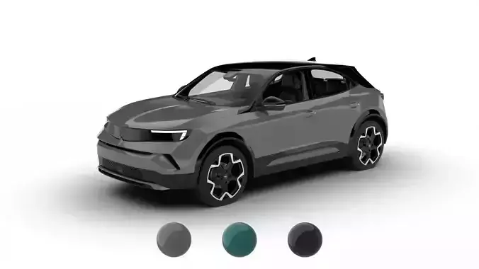 Opel Mokka Hybrid 2025 3d model