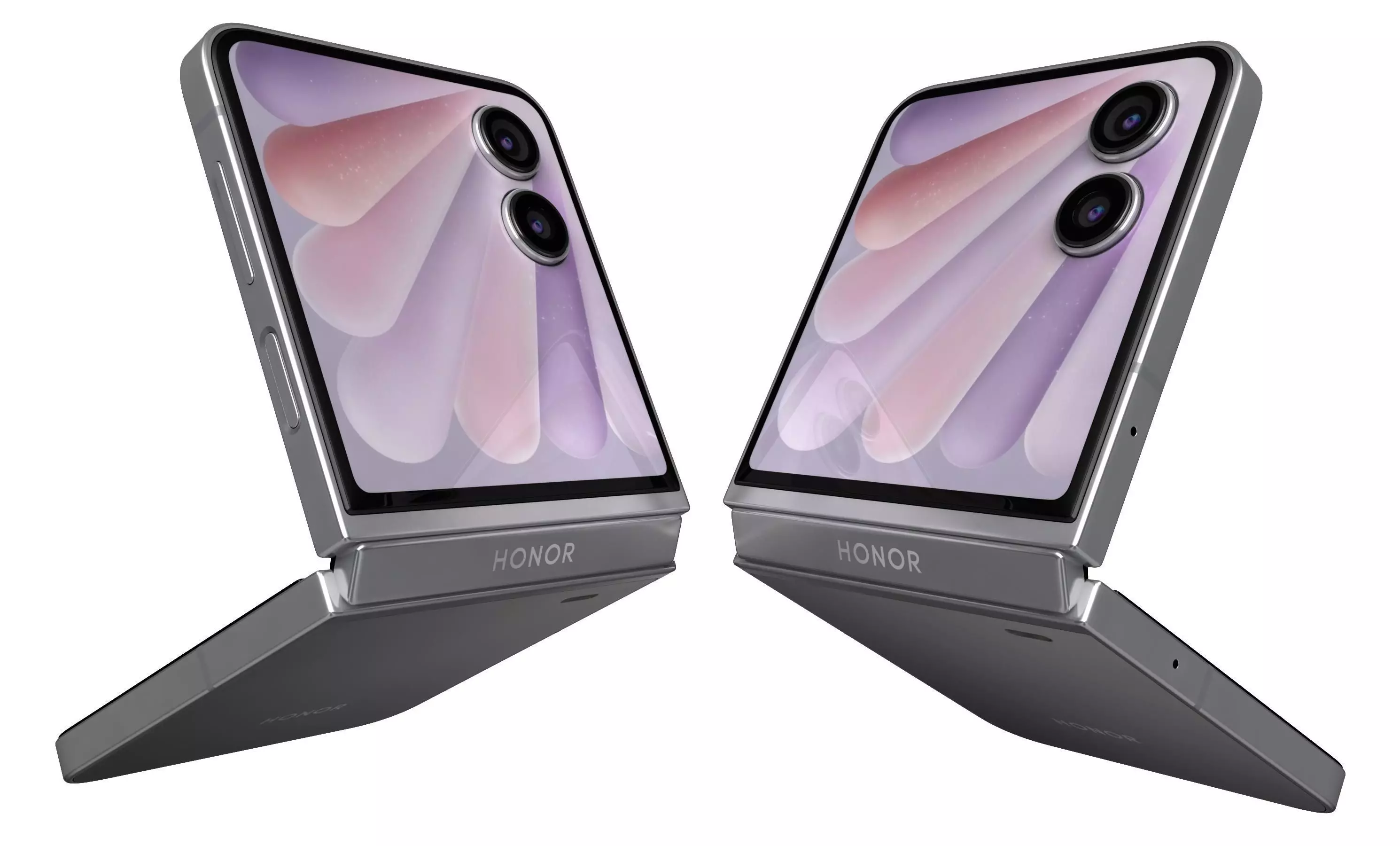 Honor Magic V Flip 2 Gray 3D model_1