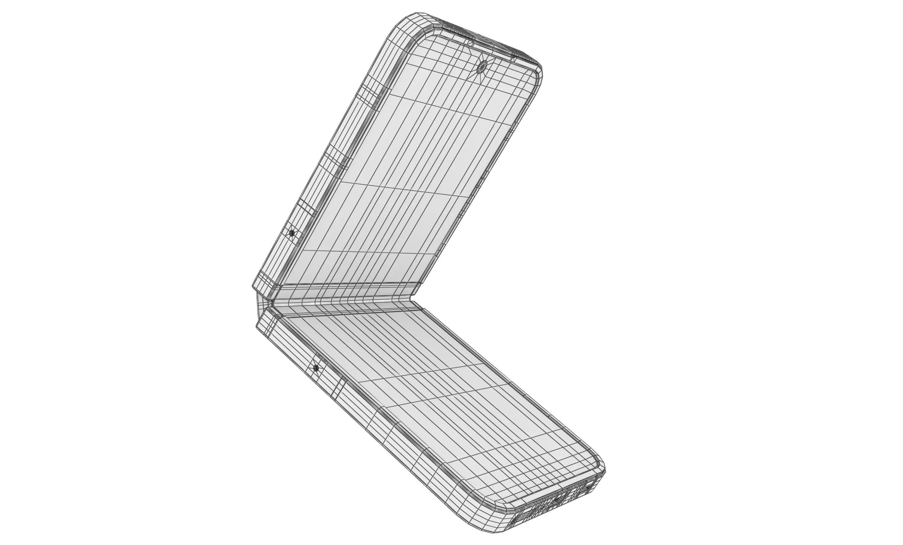 Honor Magic V Flip 2 Gray 3D model_17