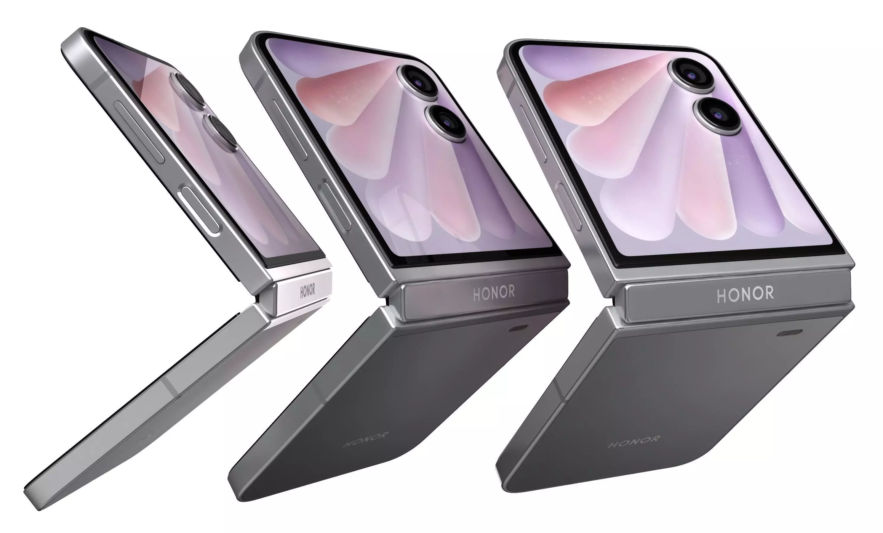 Honor Magic V Flip 2 Gray 3D model_22