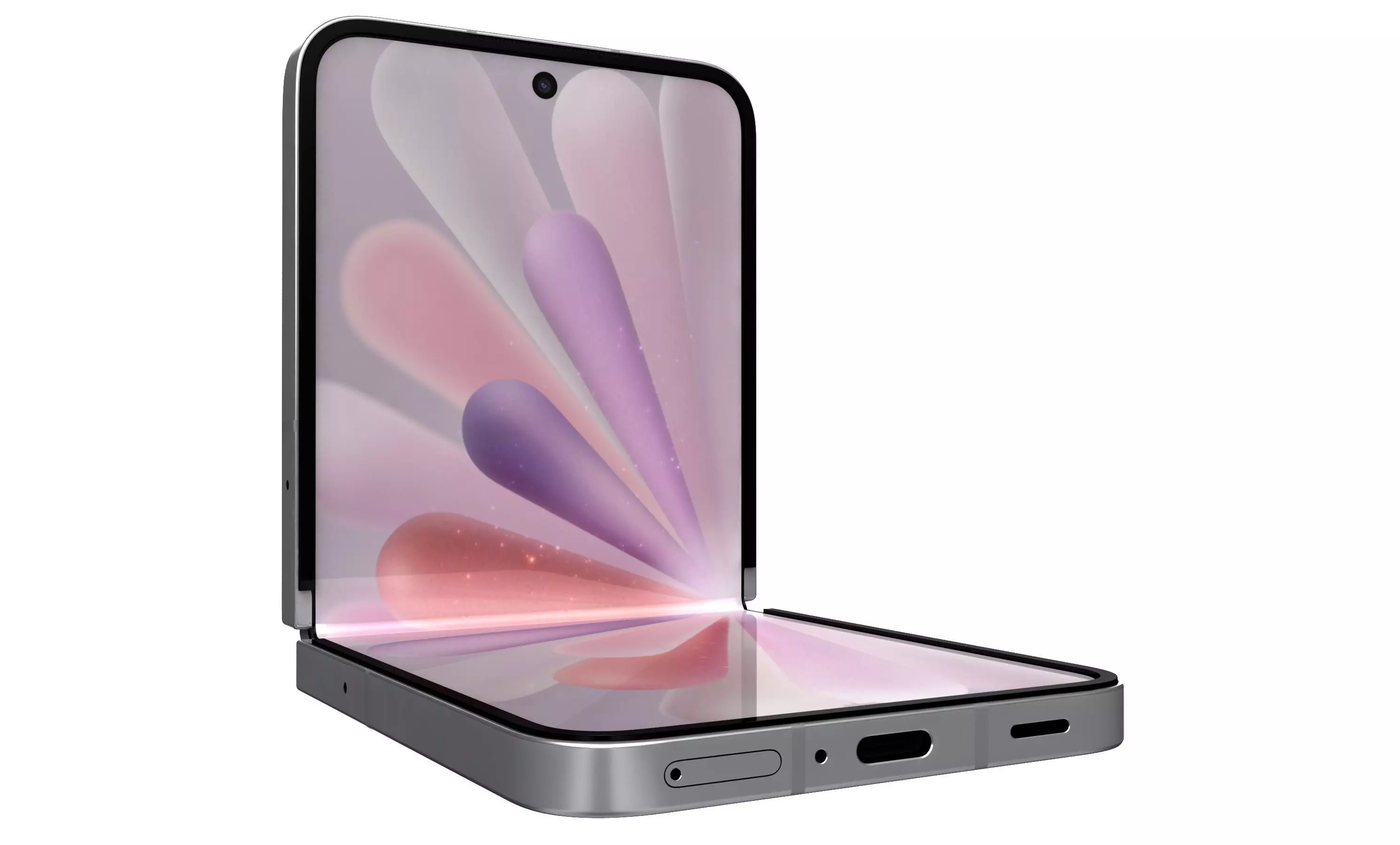 Honor Magic V Flip 2 Gray 3D model_0