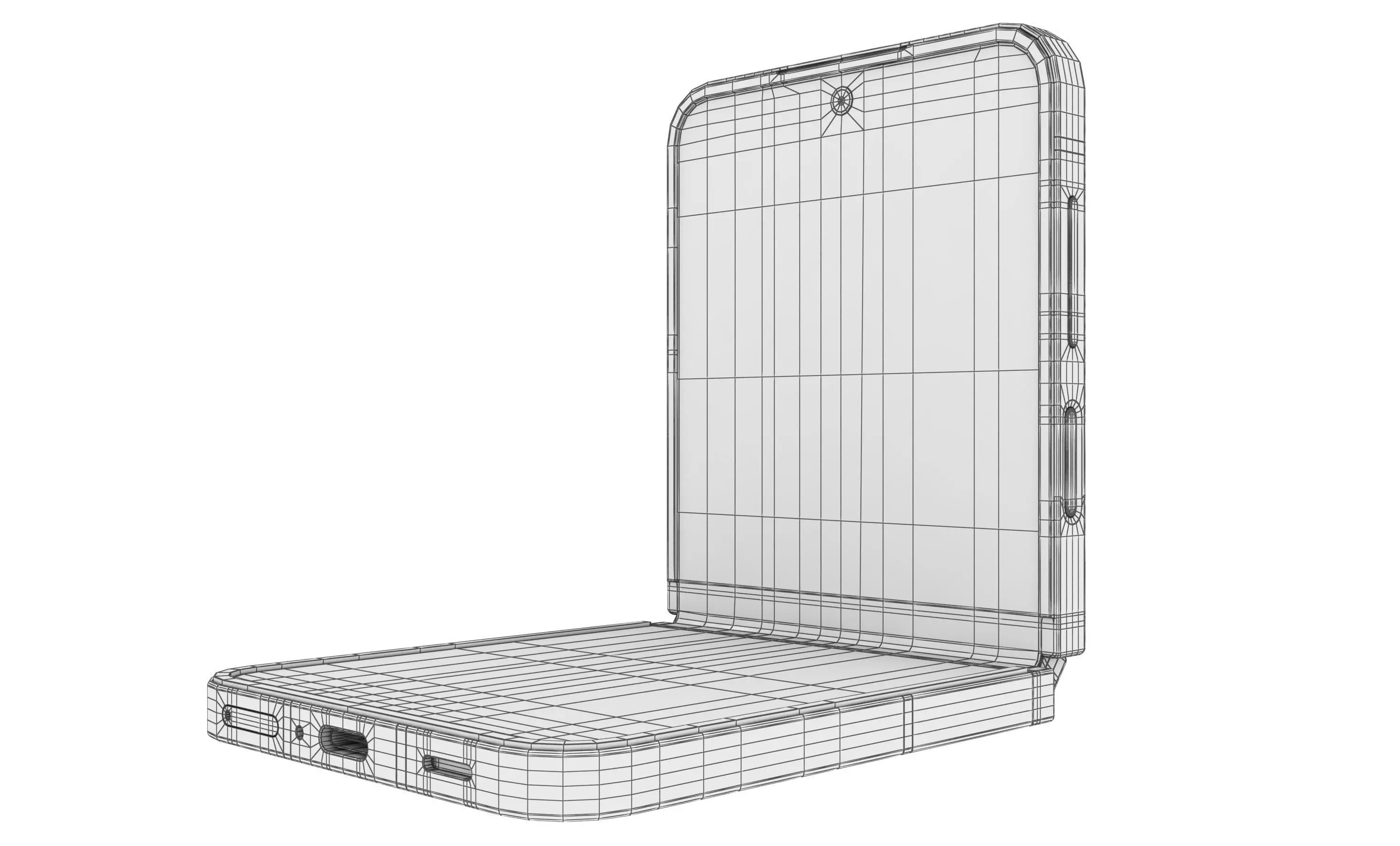 Honor Magic V Flip 2 Gray 3D model_12