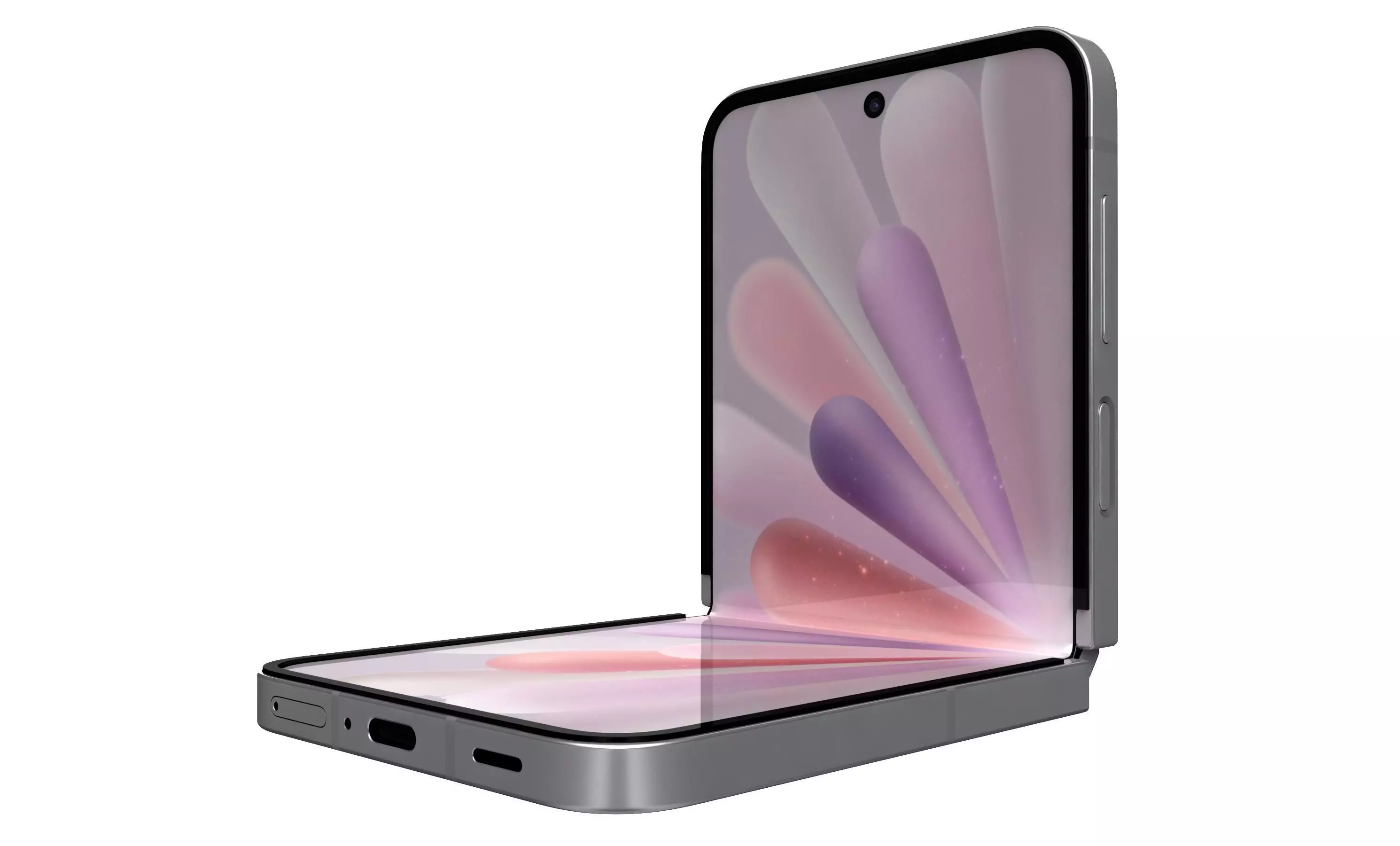 Honor Magic V Flip 2 Gray 3D model_20