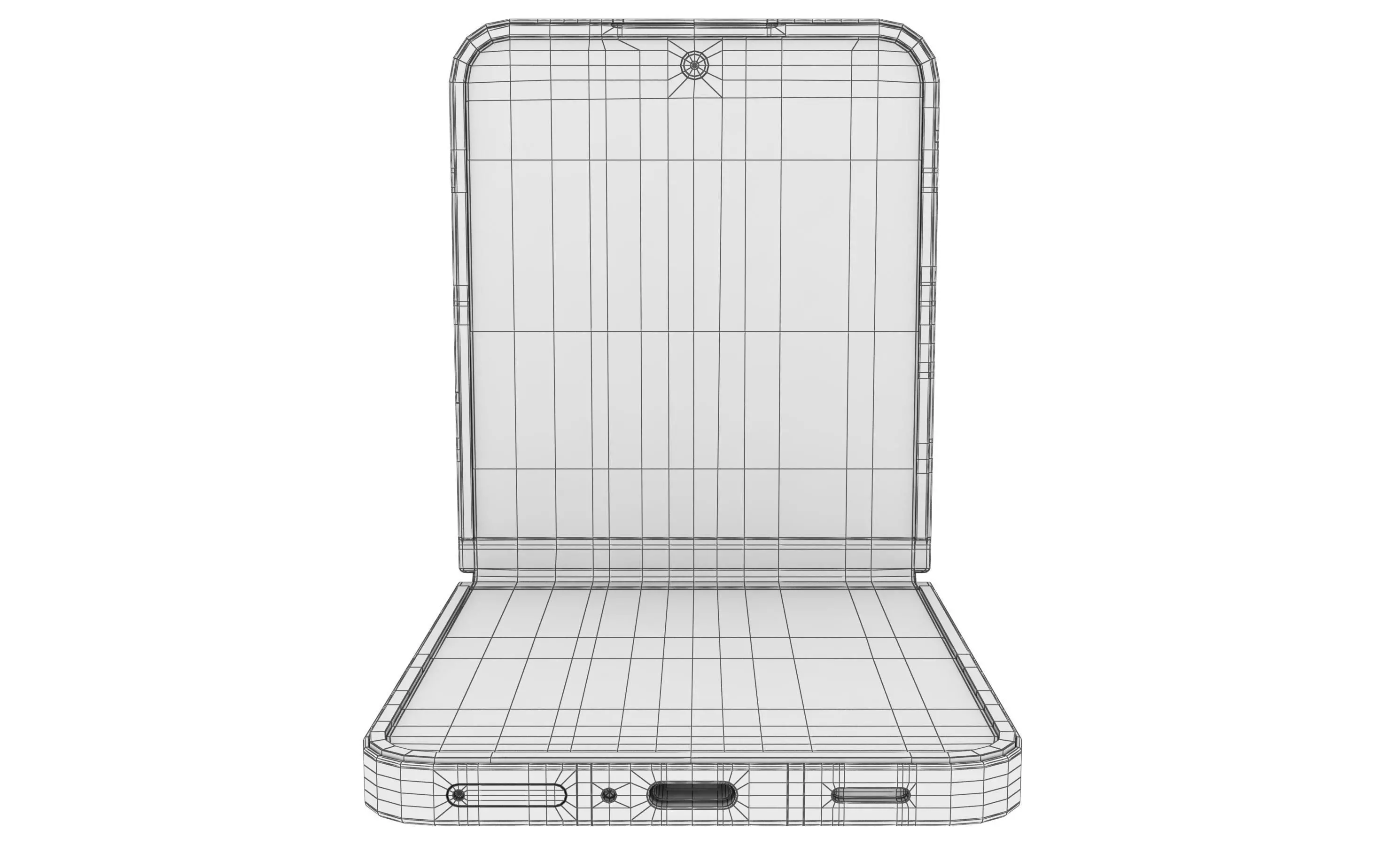 Honor Magic V Flip 2 Gray 3D model_7