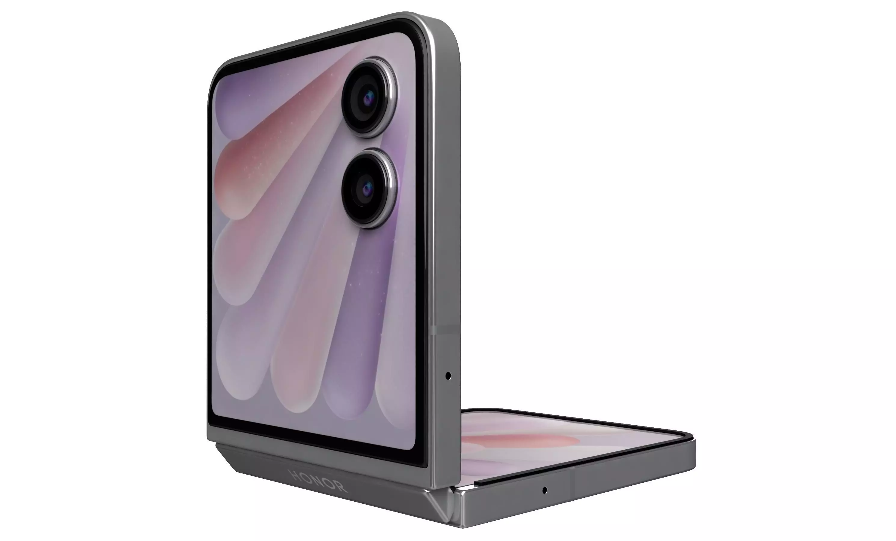 Honor Magic V Flip 2 Gray 3D model_15