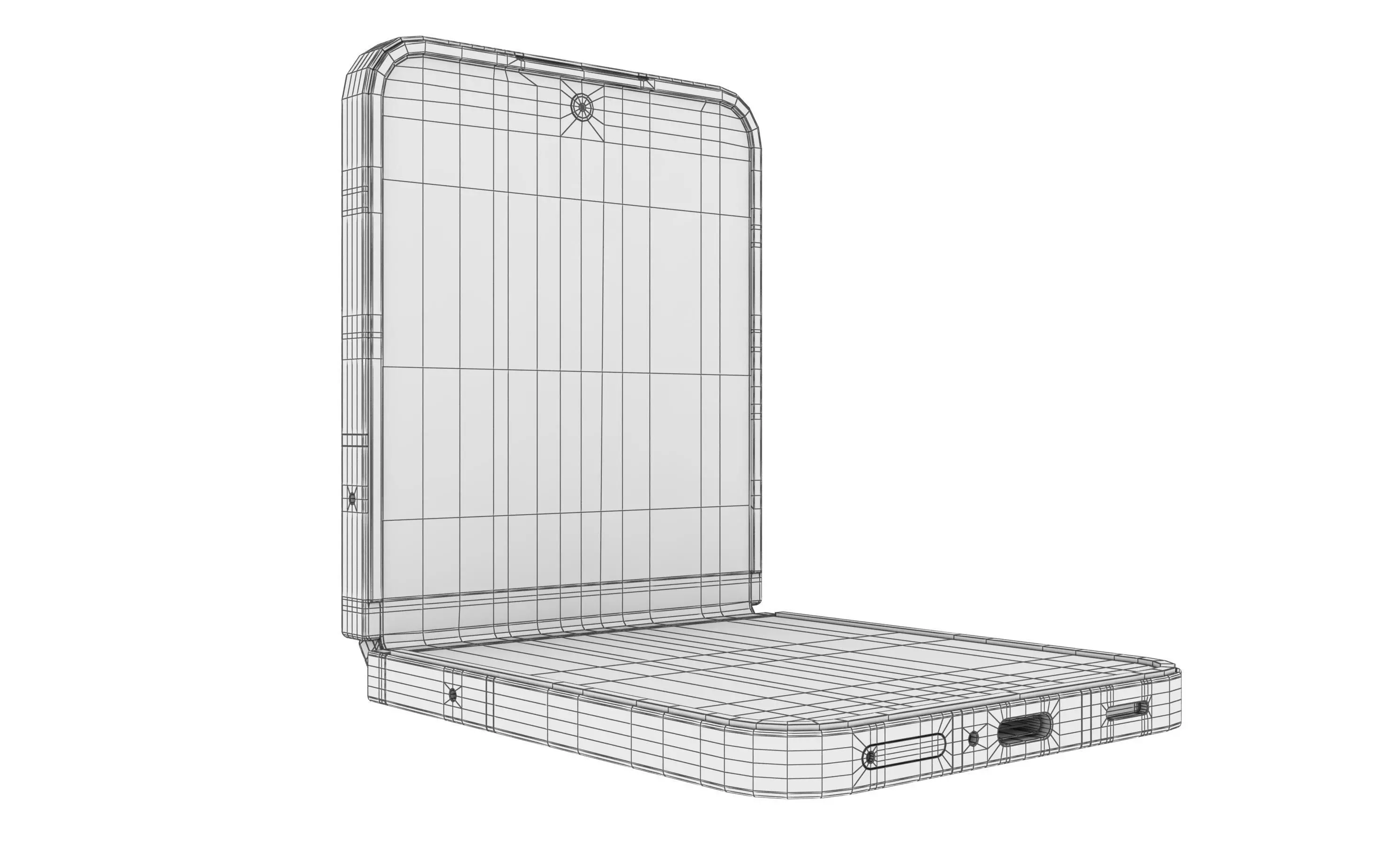 Honor Magic V Flip 2 Gray 3D model_10