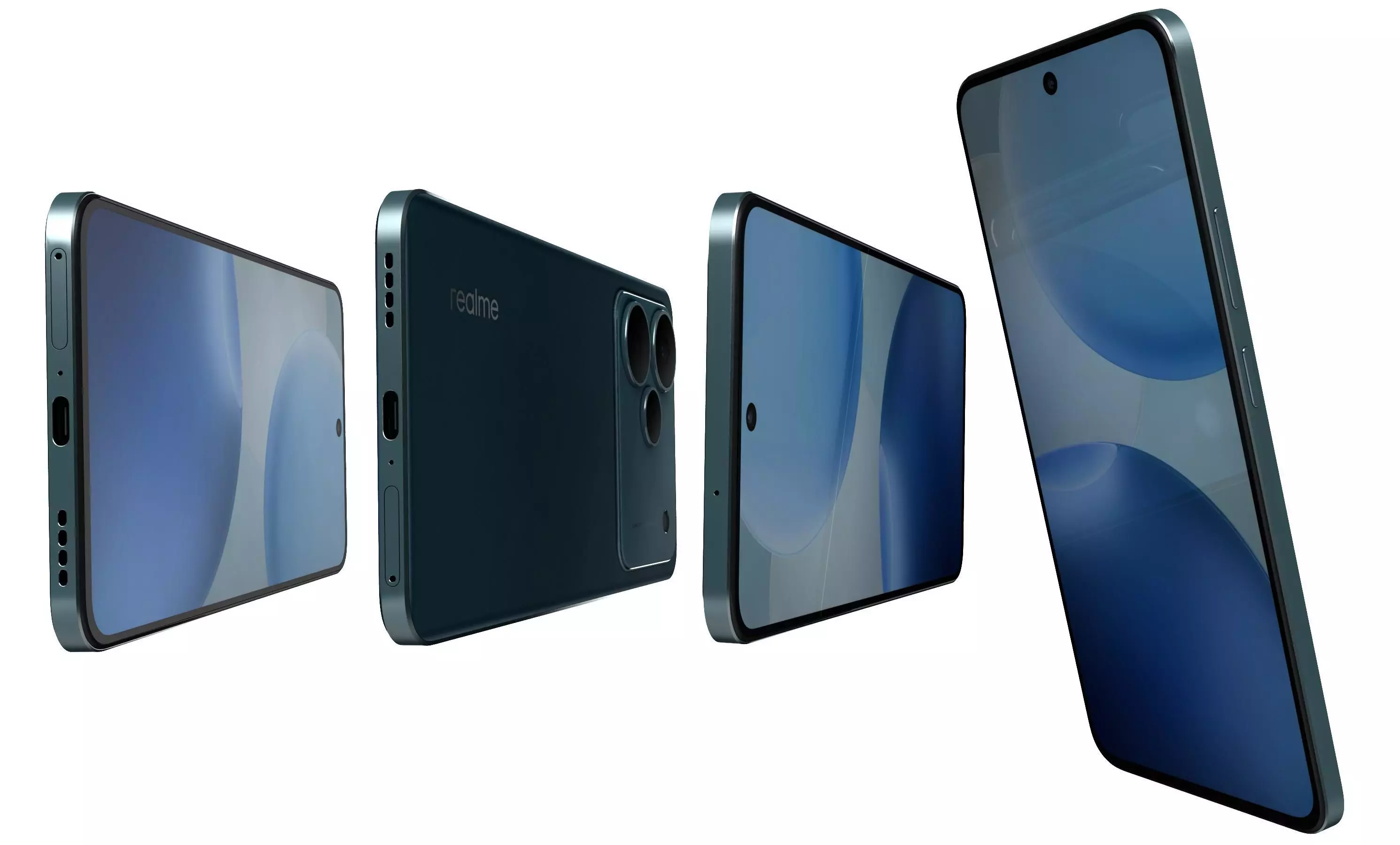 Realme P4 Pro Midnight Ivy 3D model_7