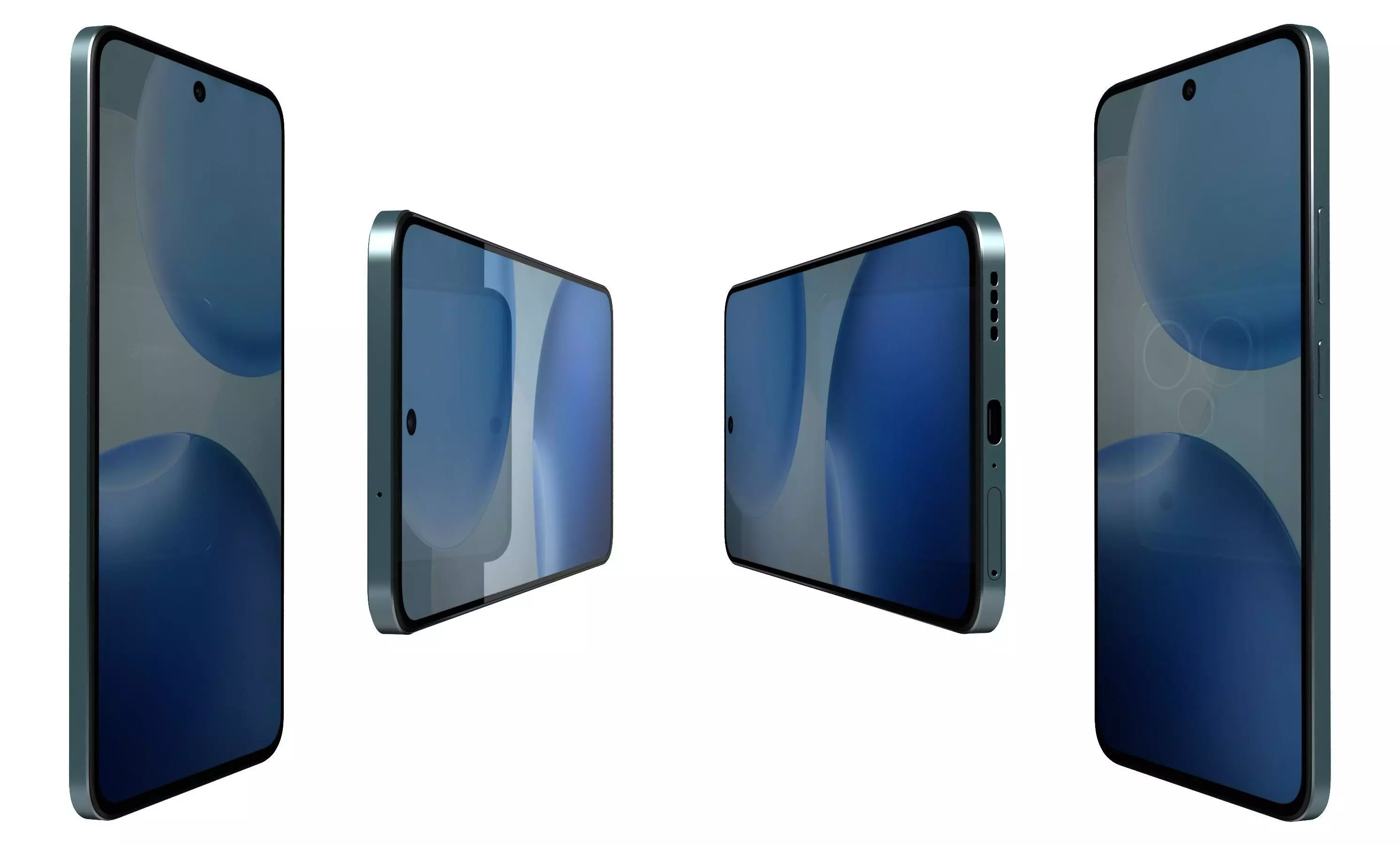 Realme P4 Pro Midnight Ivy 3D model_1