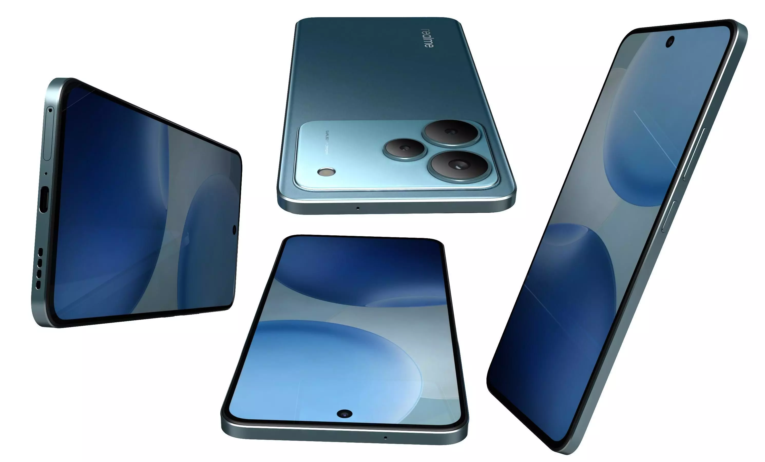 Realme P4 Pro Midnight Ivy 3D model_8