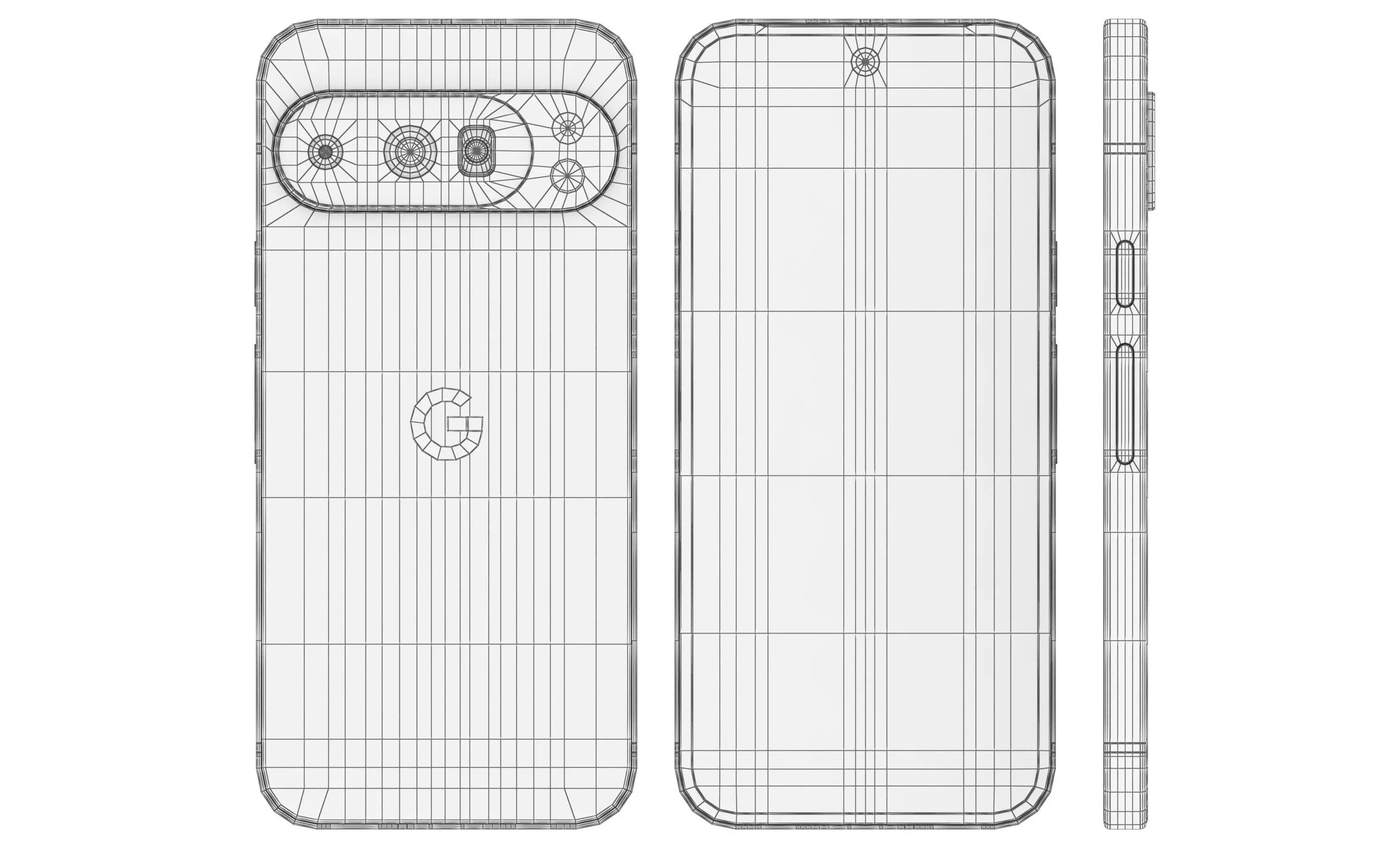 Google Pixel 10 Pro XL All Colors 3D model_16