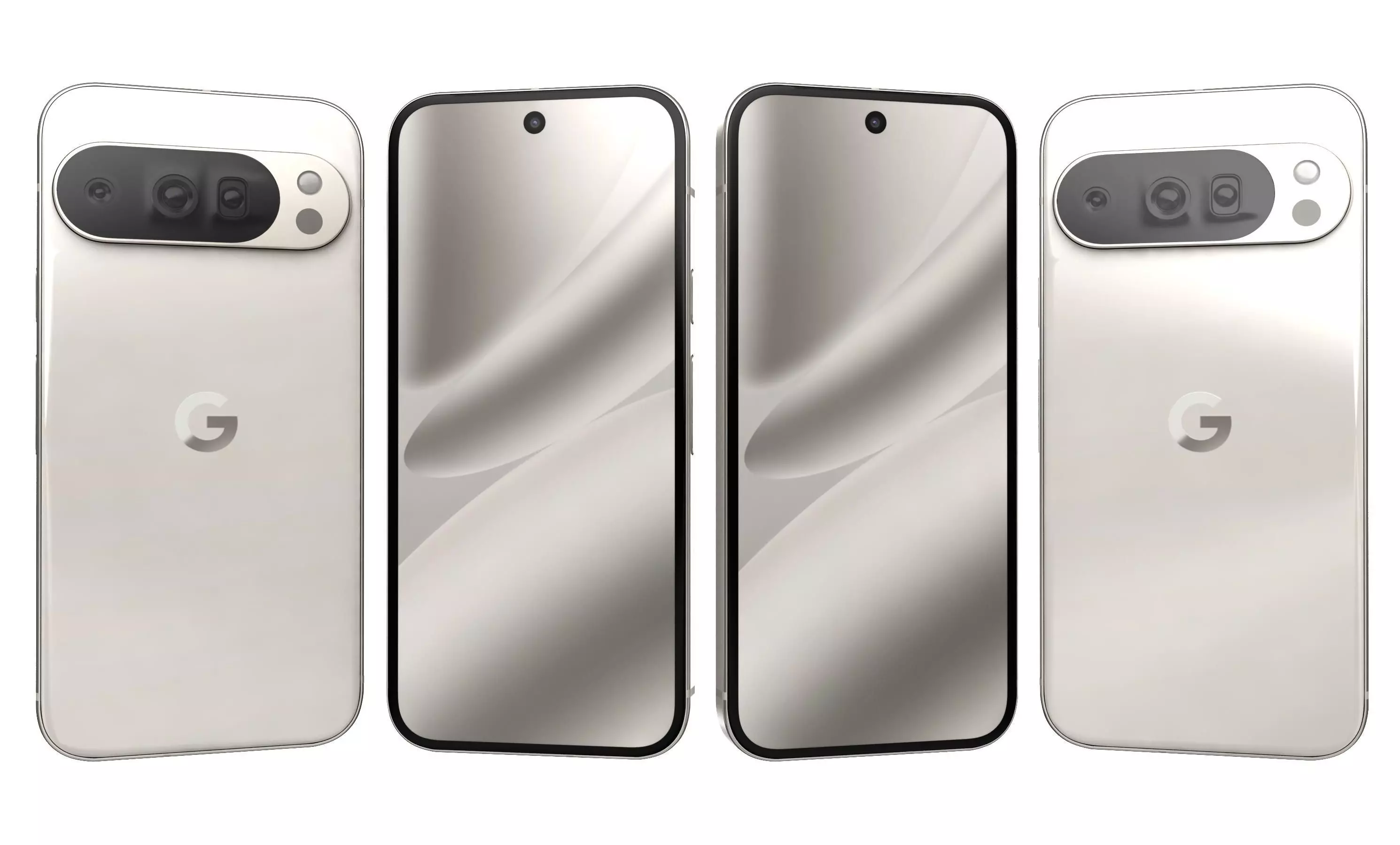 Google Pixel 10 Pro XL All Colors 3D model_4