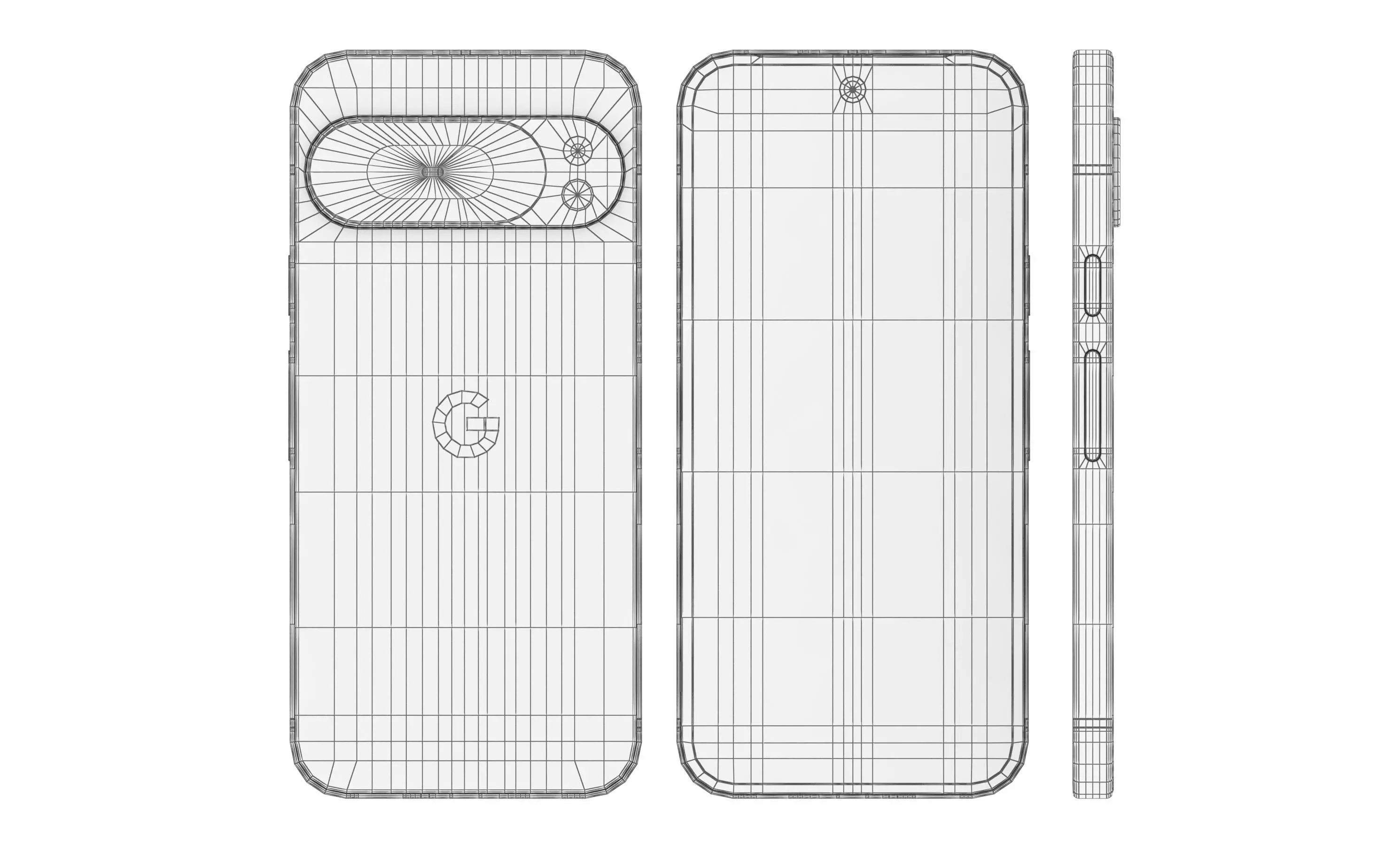 Google Pixel 10 Pro XL All Colors 3D model_14