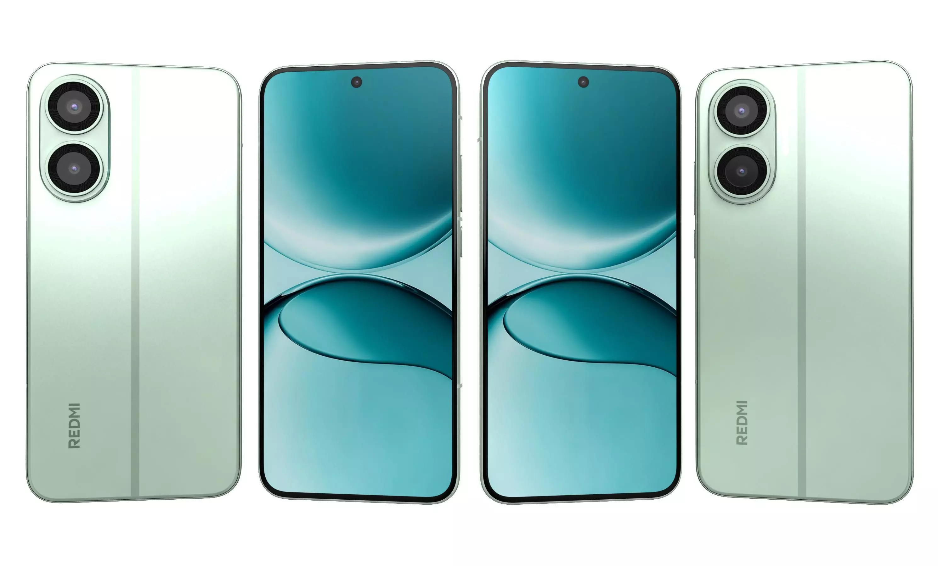 Xiaomi Redmi Turbo 4 Pro Green 3D model_3