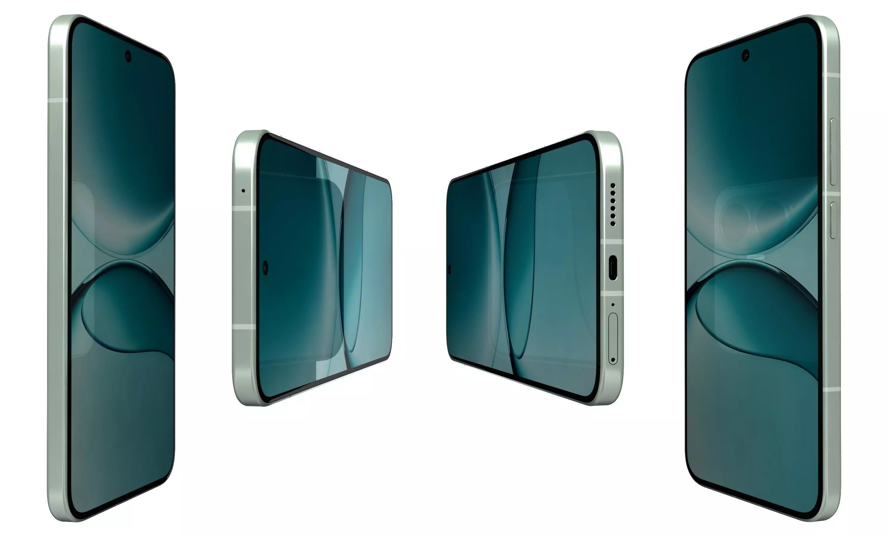 Xiaomi Redmi Turbo 4 Pro Green 3D model_1