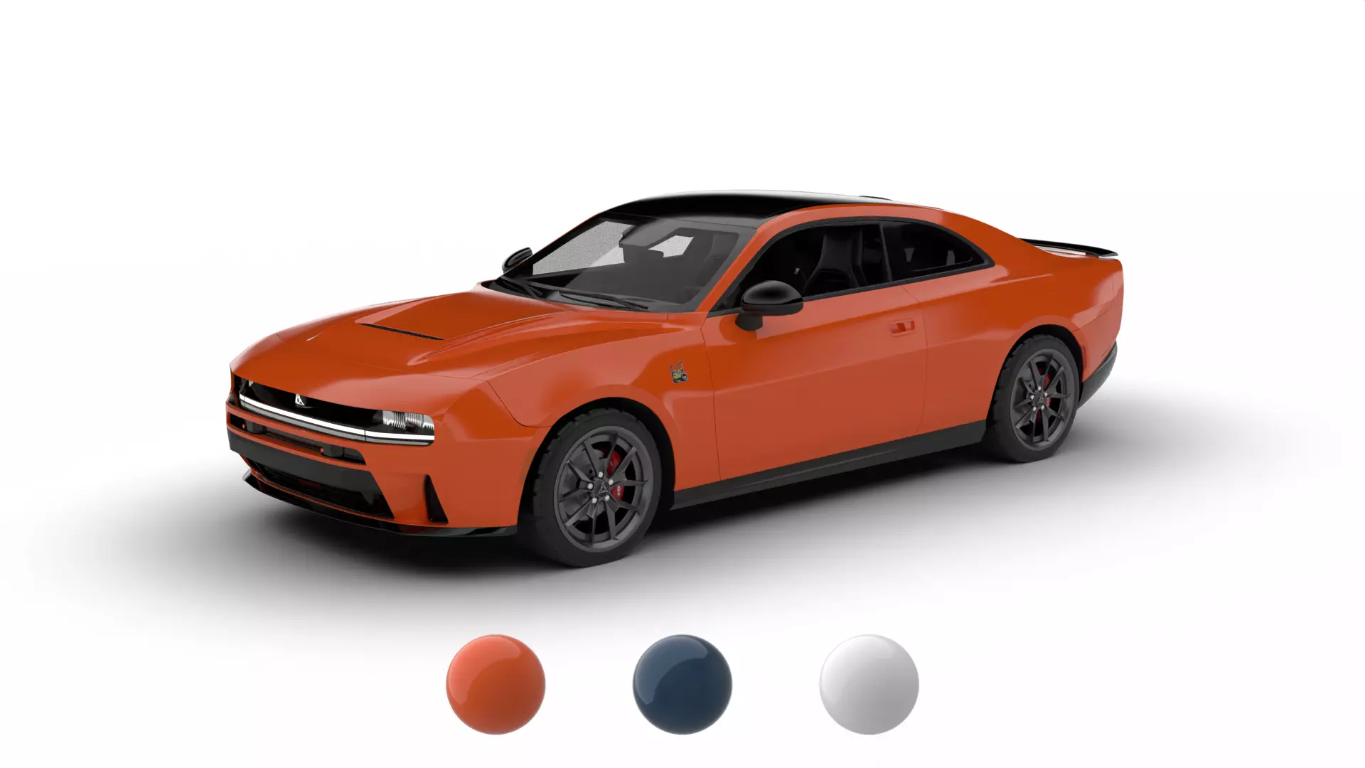 Dodge Charger Scat Pack SIXPACK 2026 3d model 3D model_0