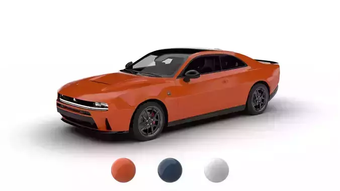 Dodge Charger Scat Pack SIXPACK 2026 3d model 3D model