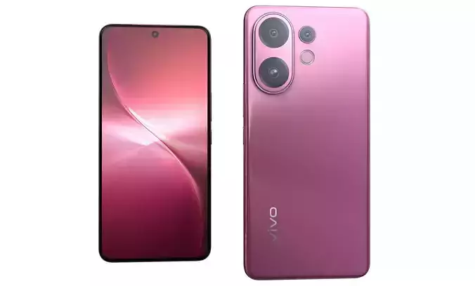 Vivo V60 Berry Purple 3D model