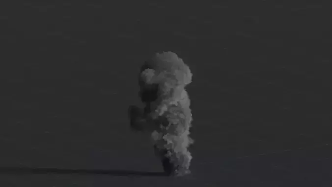 3D Smoke Animation 3D model
