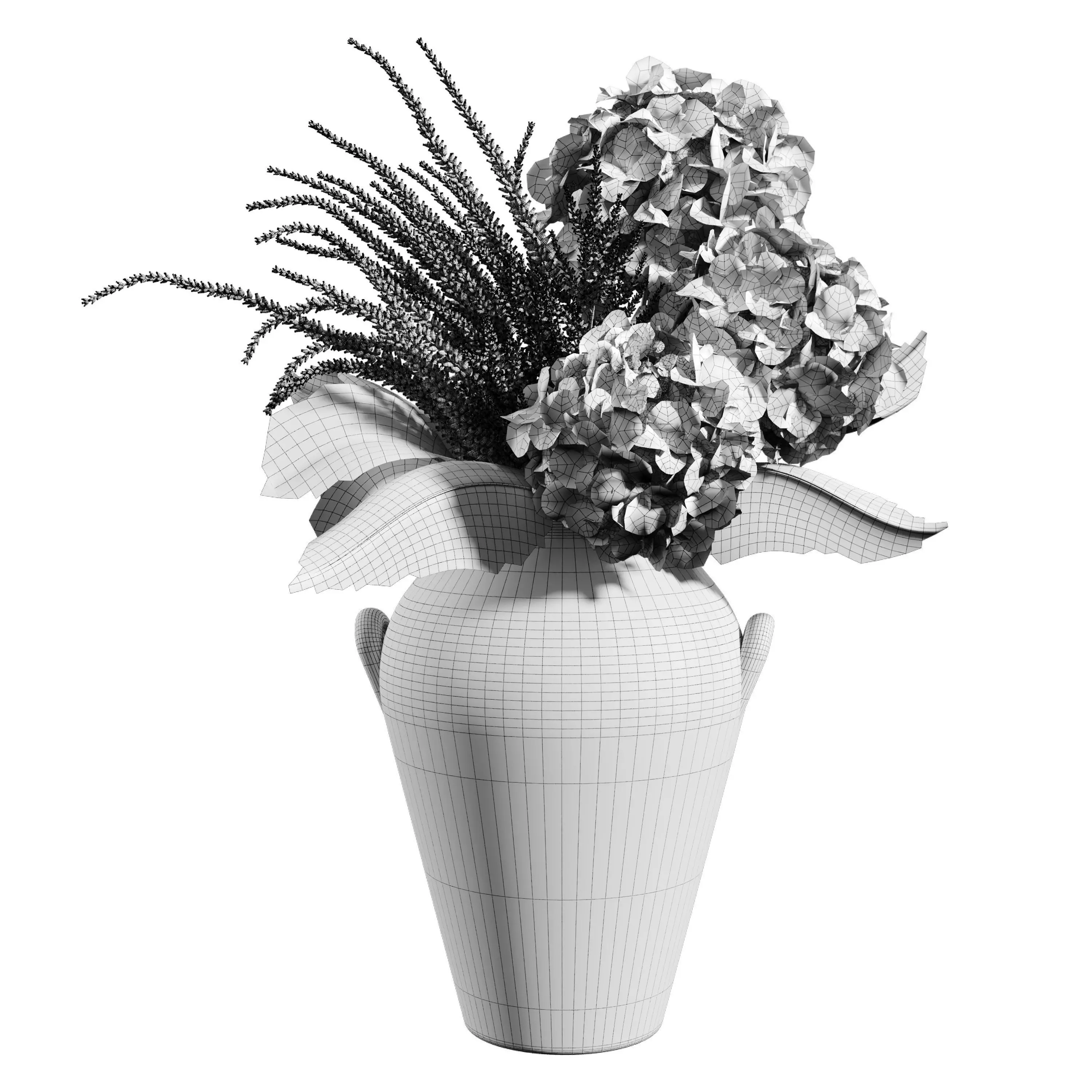 Bouquet Set 01 3D model_2