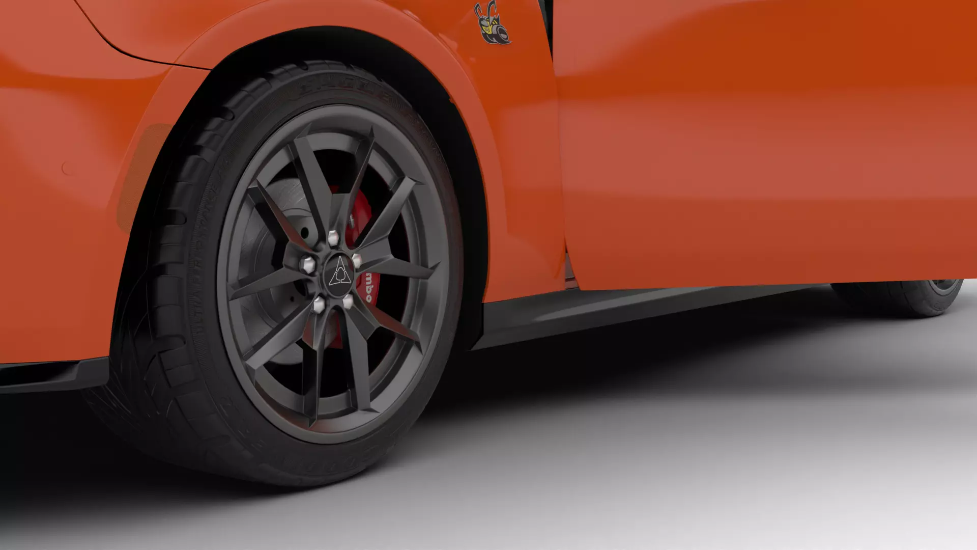 Dodge Charger Scat Pack SIXPACK 2026 HQ 3d model 3D model_8