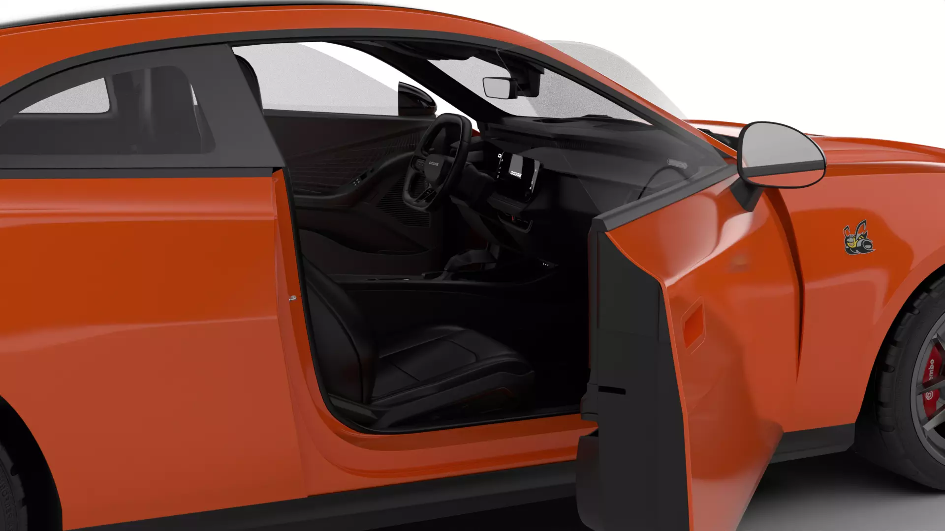 Dodge Charger Scat Pack SIXPACK 2026 HQ 3d model 3D model_11