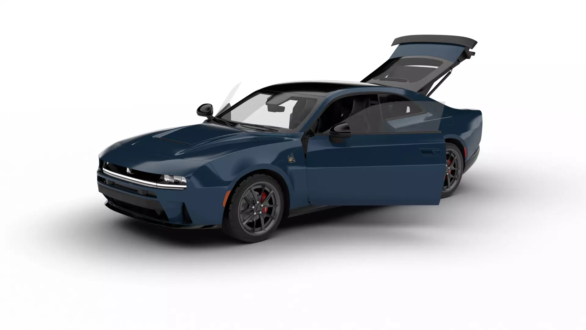 Dodge Charger Scat Pack SIXPACK 2026 HQ 3d model 3D model_1