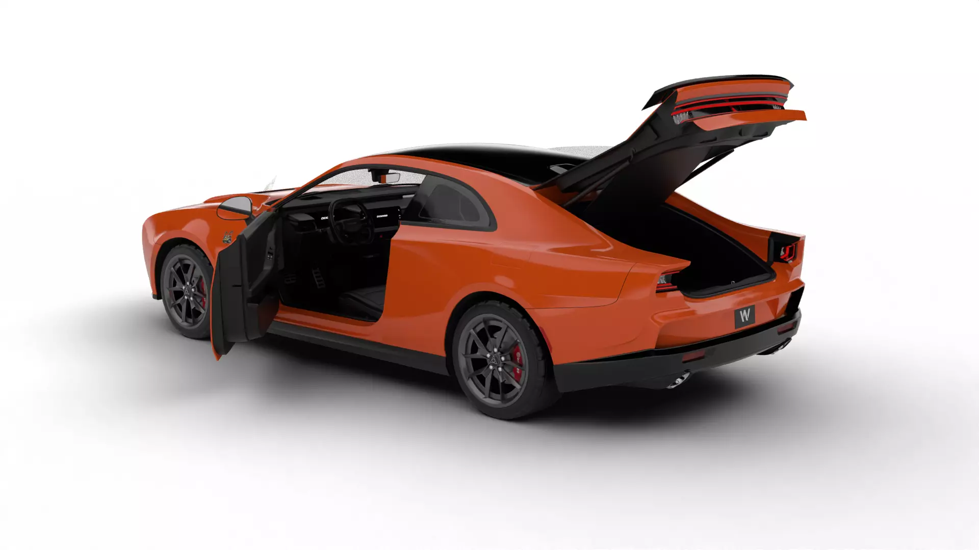 Dodge Charger Scat Pack SIXPACK 2026 HQ 3d model 3D model_3