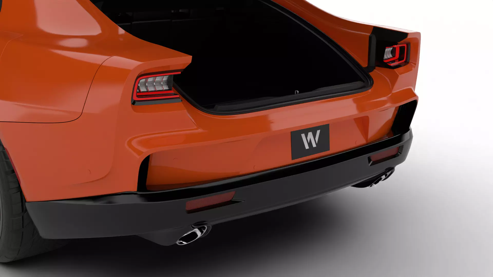 Dodge Charger Scat Pack SIXPACK 2026 HQ 3d model 3D model_7