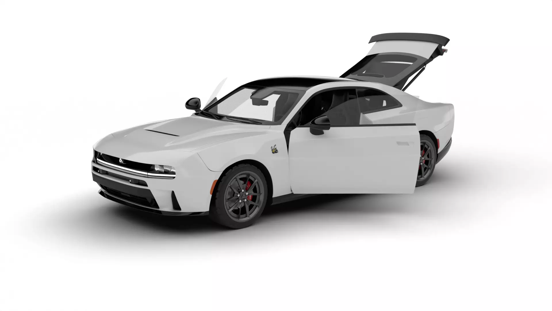 Dodge Charger Scat Pack SIXPACK 2026 HQ 3d model 3D model_2