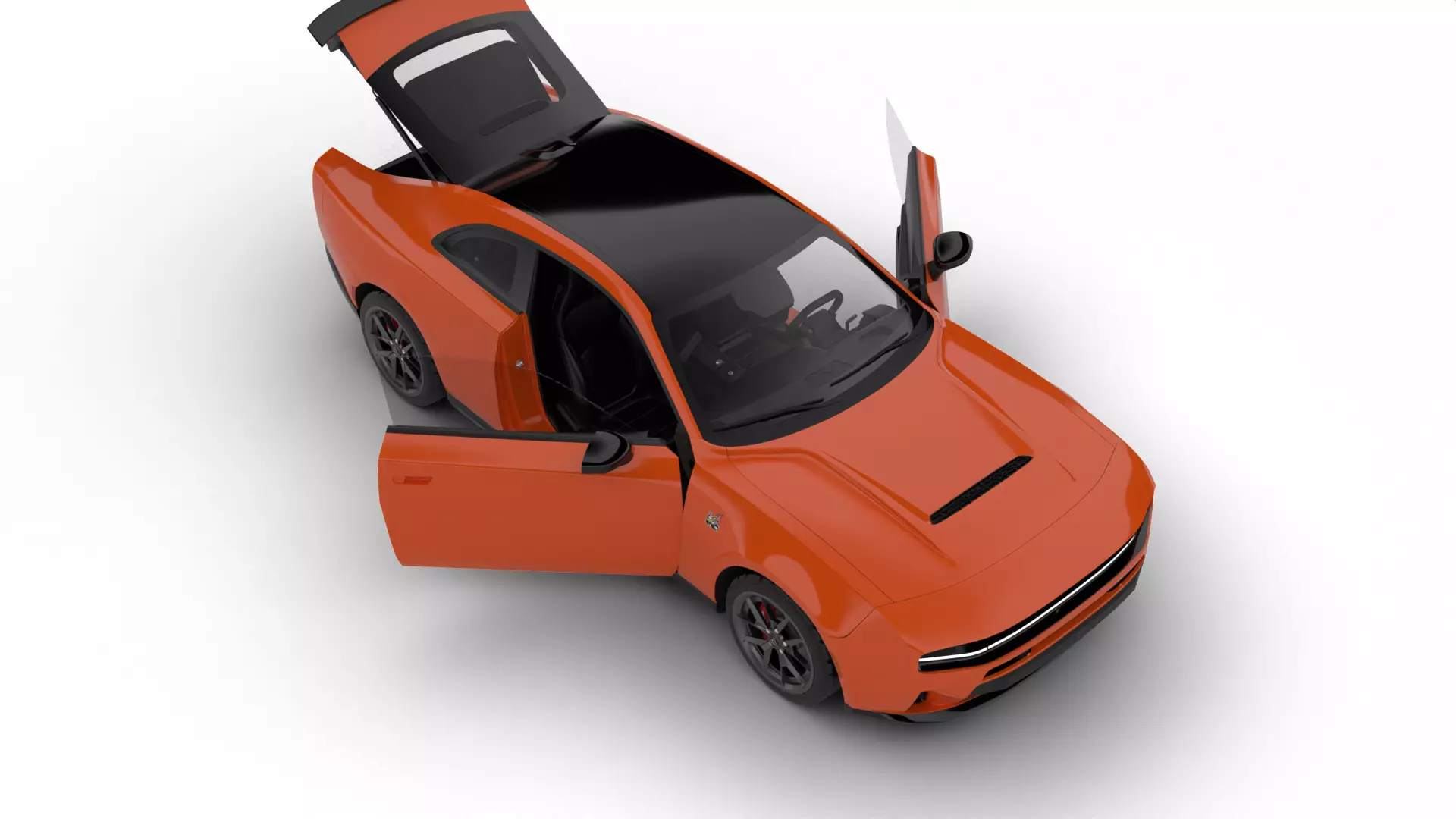 Dodge Charger Scat Pack SIXPACK 2026 HQ 3d model 3D model_12