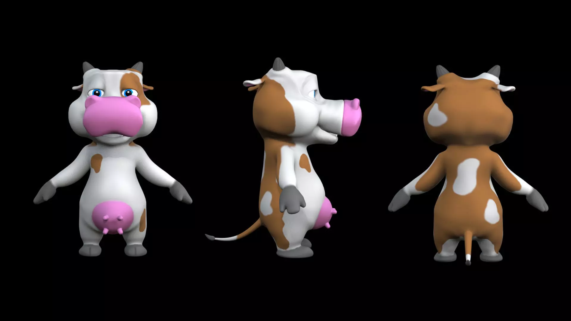 Mina The Moo 3D model_2