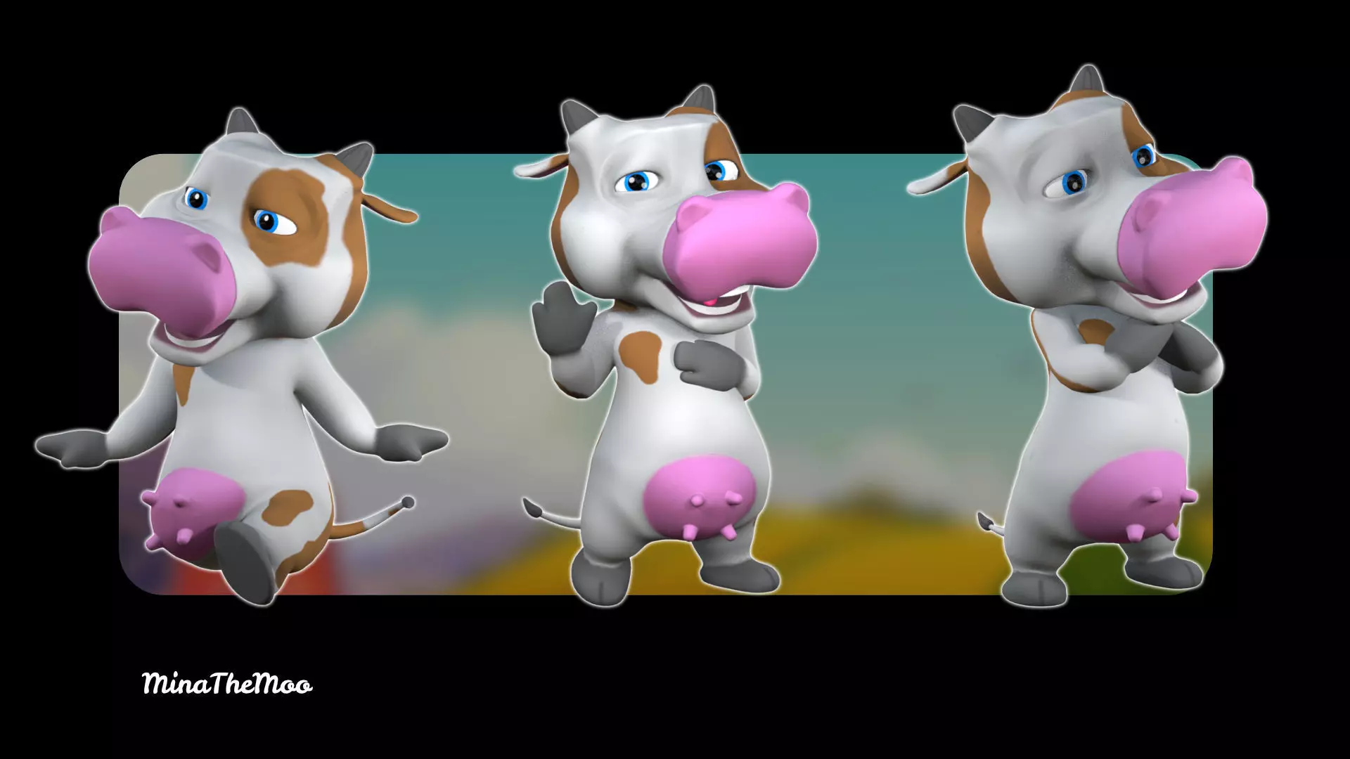 Mina The Moo 3D model_1