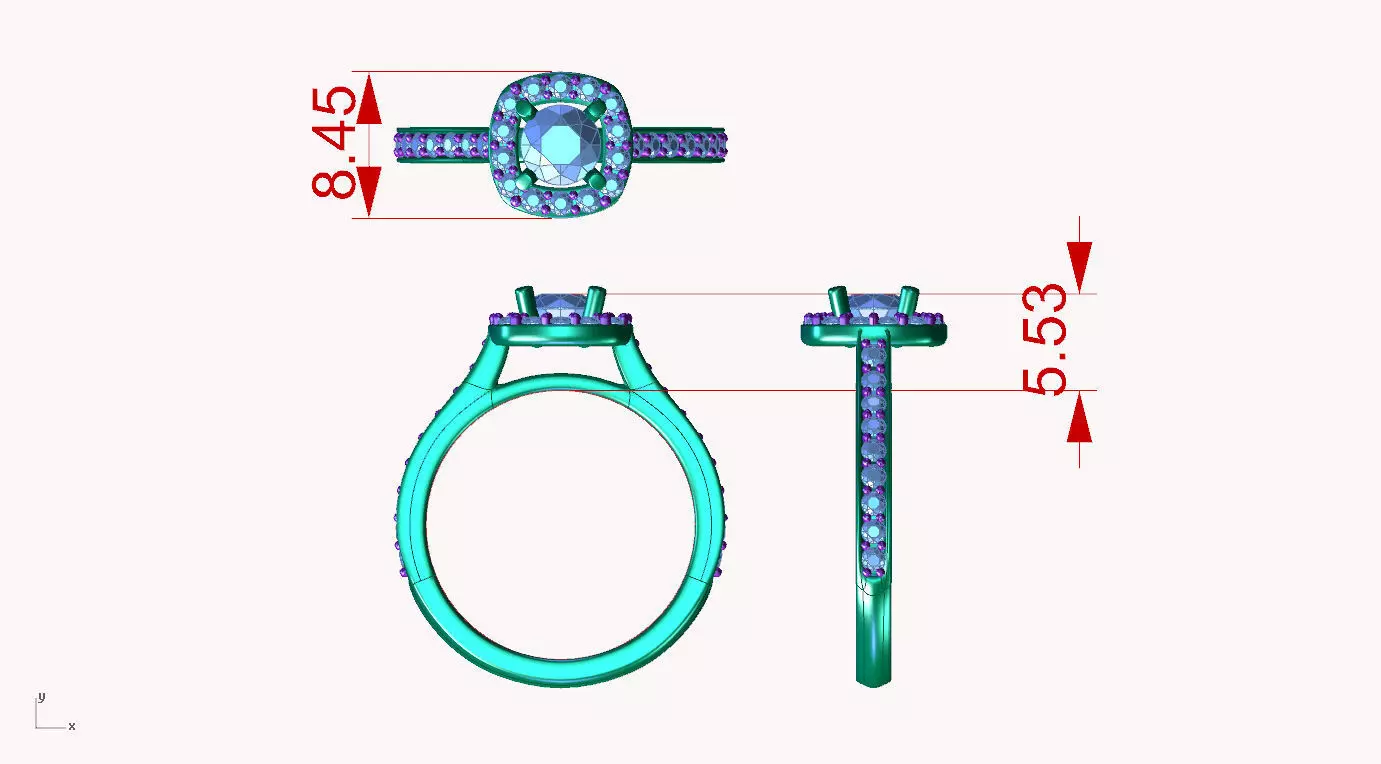 HALO RING-ZDR062 3D print model_6