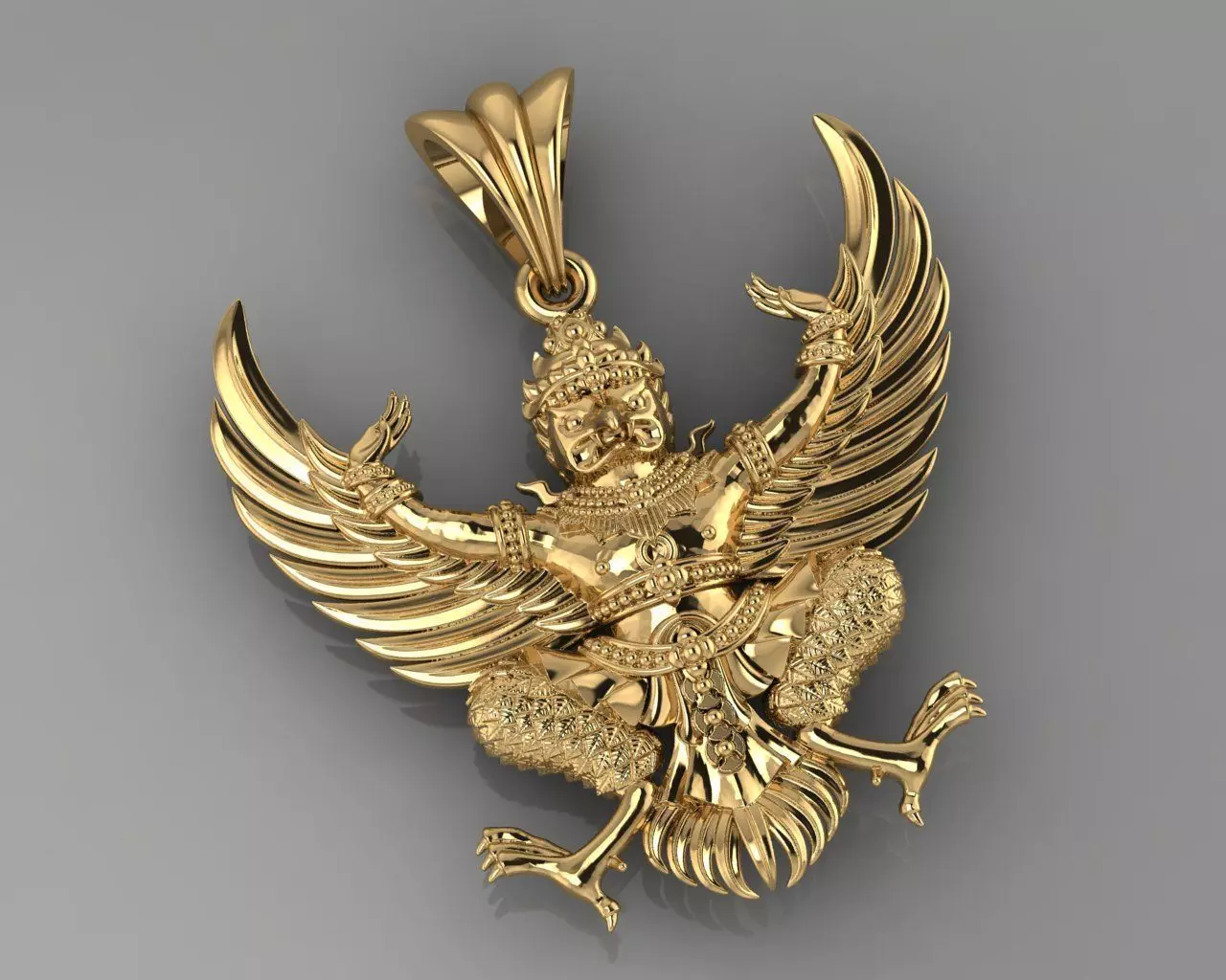 Krud Khmer Pendant 3D print model