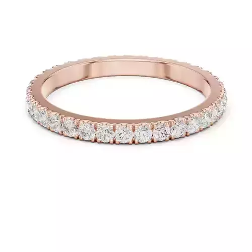 Full Eternity Round Cut Diamond Wedding Band 3DM STL Video