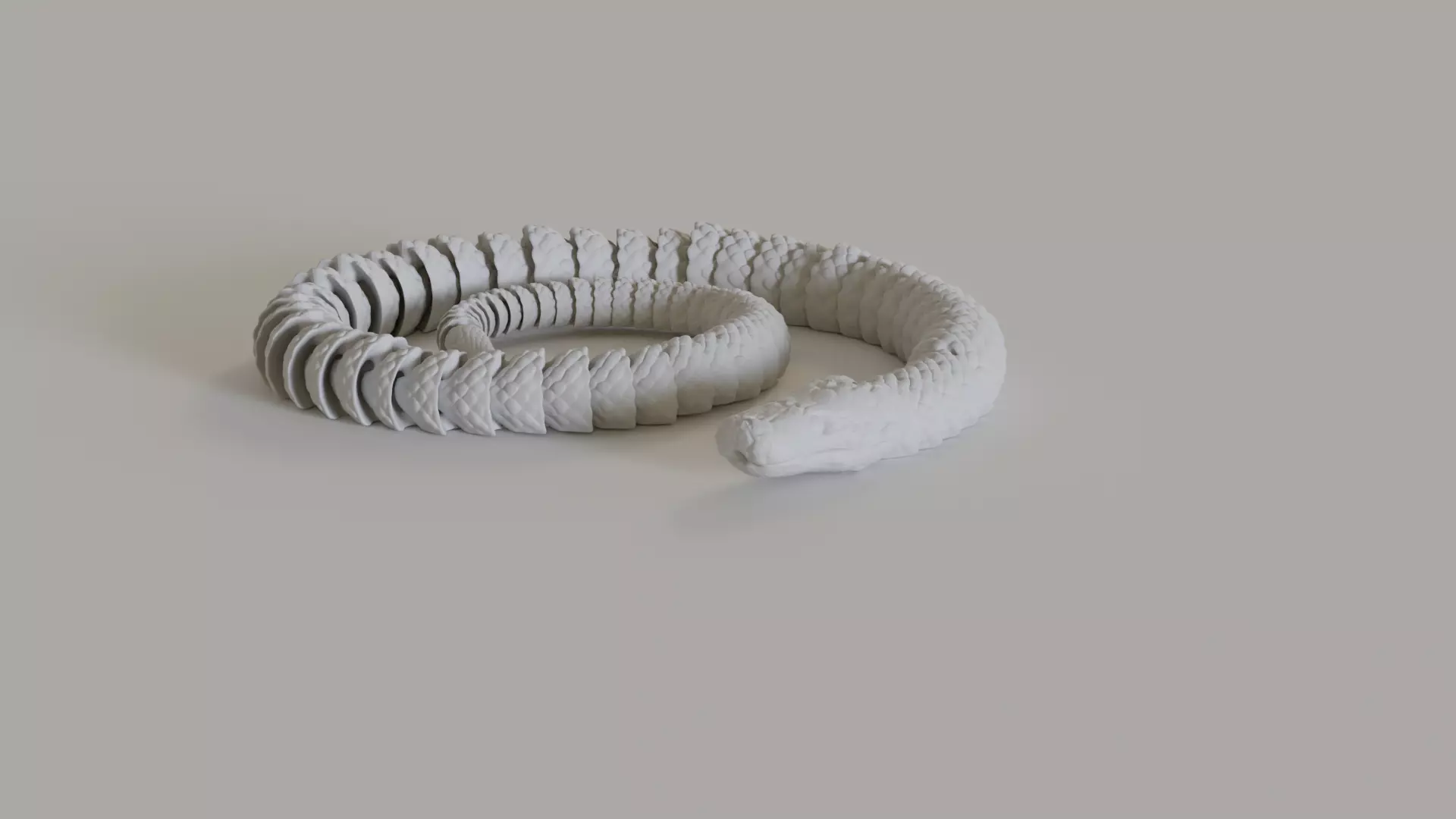 Move able Snake 3D print model