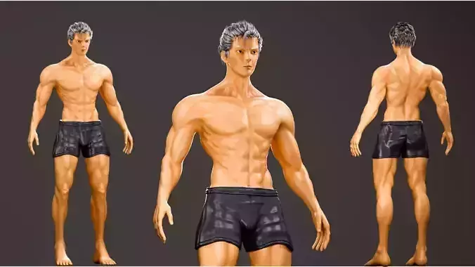 Muscular Man 3D