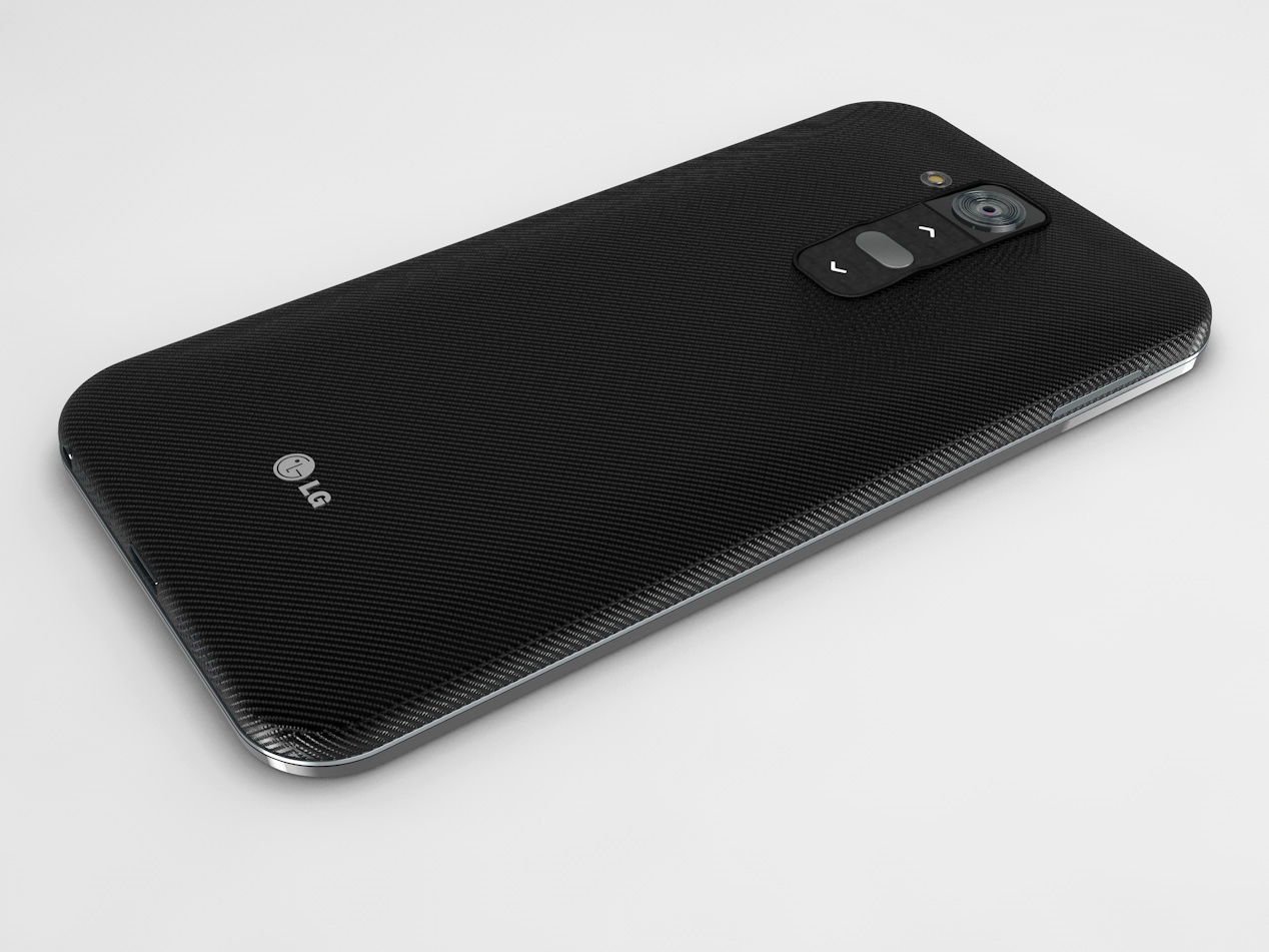 LG G2  Mobile Phone 3D model_3