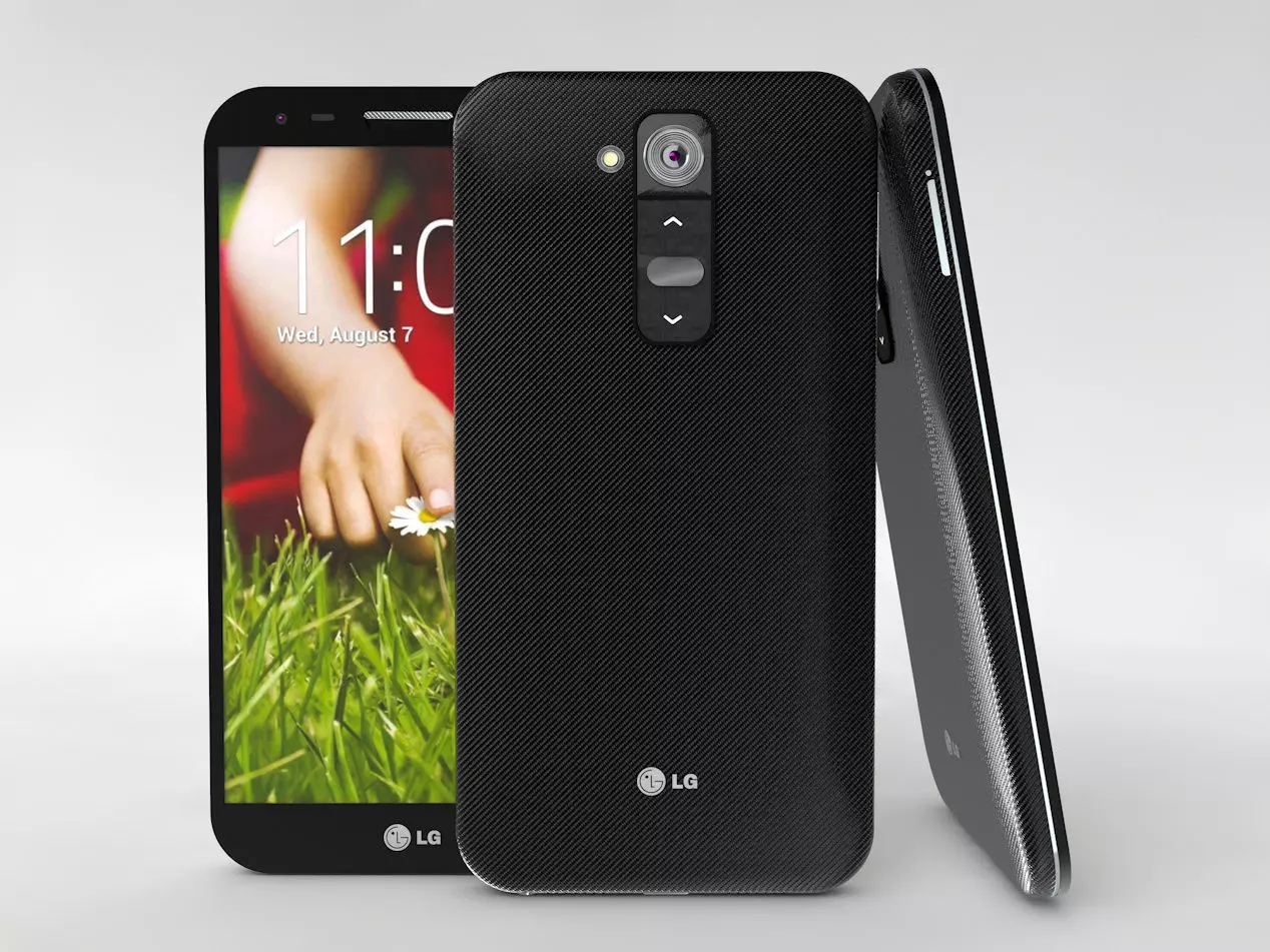 LG G2  Mobile Phone 3D model_0