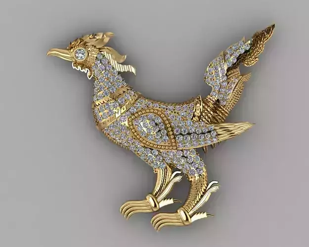 Hong Khmer King of Bird Pendant