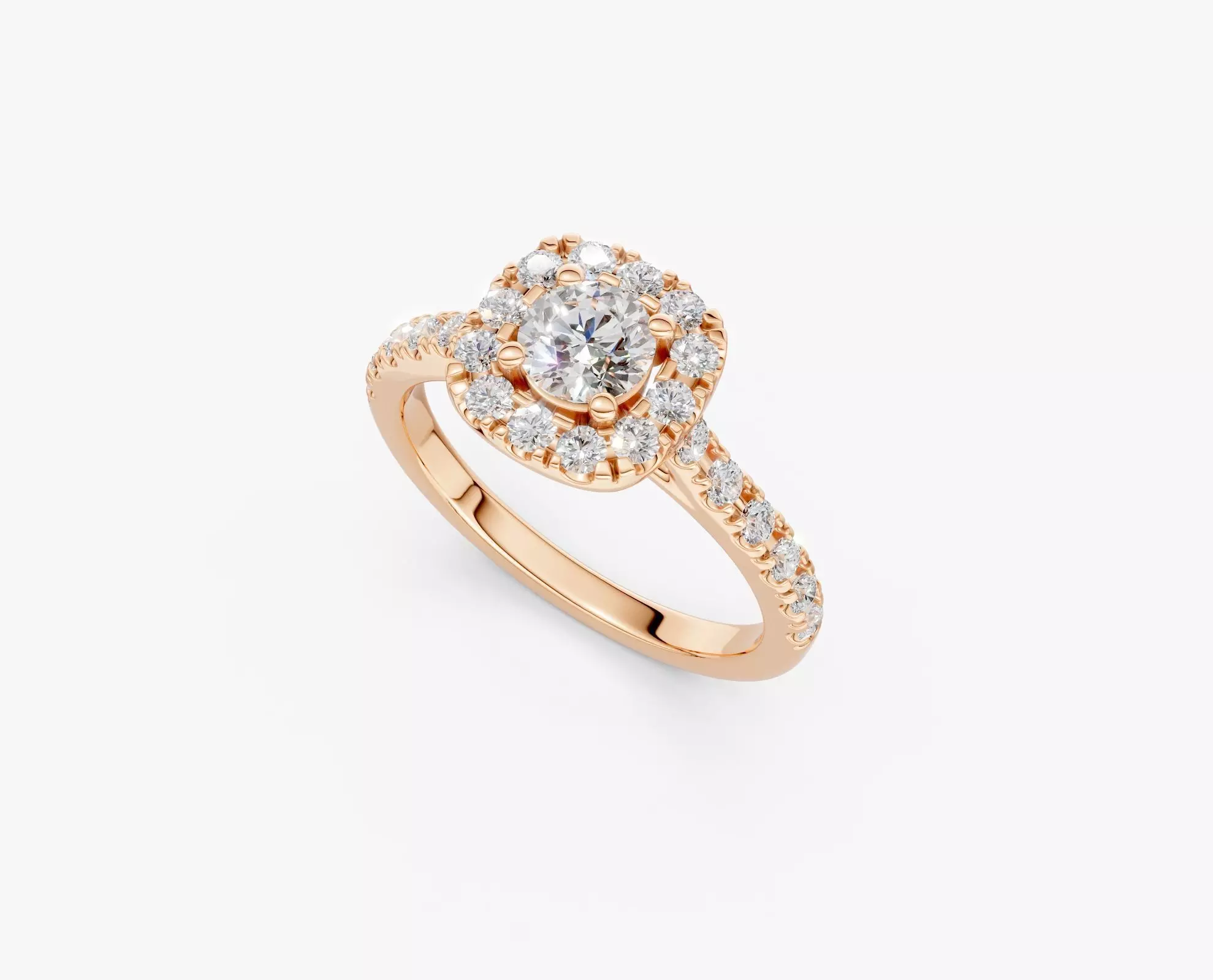 CUSHION HALO RING-ZDR083 3D print model