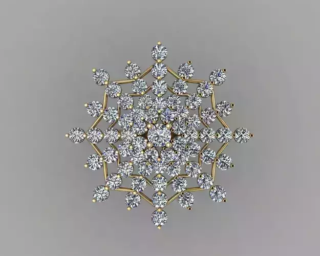 Spider Web Diamond Ring