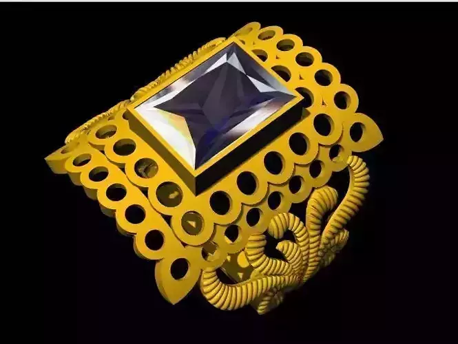 cocktail ring 3dm file