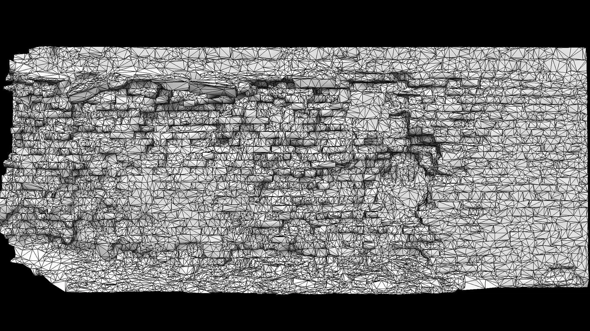 destroyed wall old brick ruins PBR photogrammetry Low-poly 3D model_7