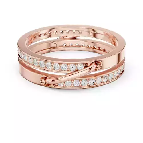 Full Eternity Round Diamond Wedding Band 3DM STL Video